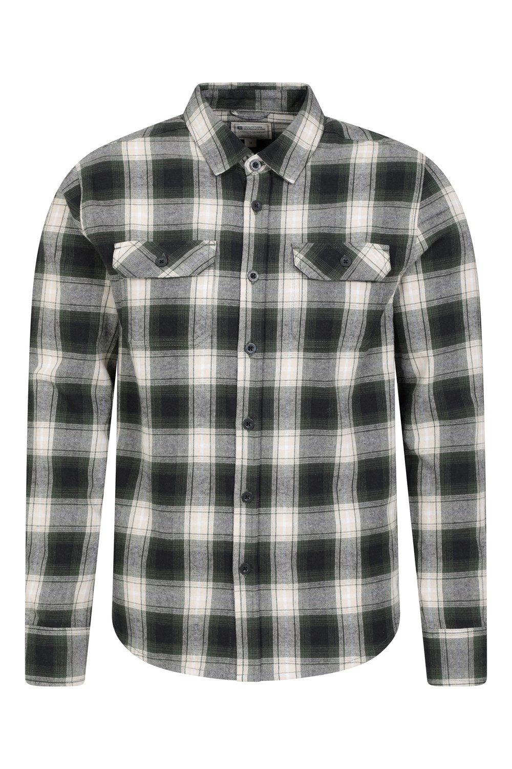 Mountain Warehouse Herren Flanell Langarm Hemd 100% Baumwolle Atmungsaktiv - Bild 138 von 316