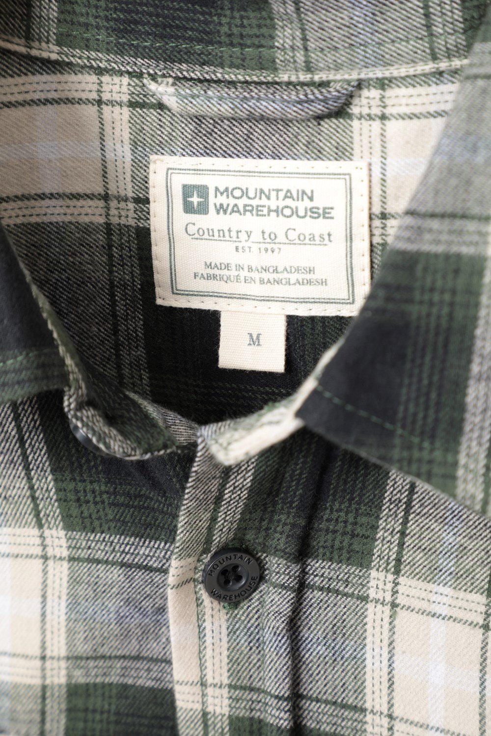 Mountain Warehouse Herren Flanell Langarm Hemd 100% Baumwolle Atmungsaktiv - Bild 142 von 316