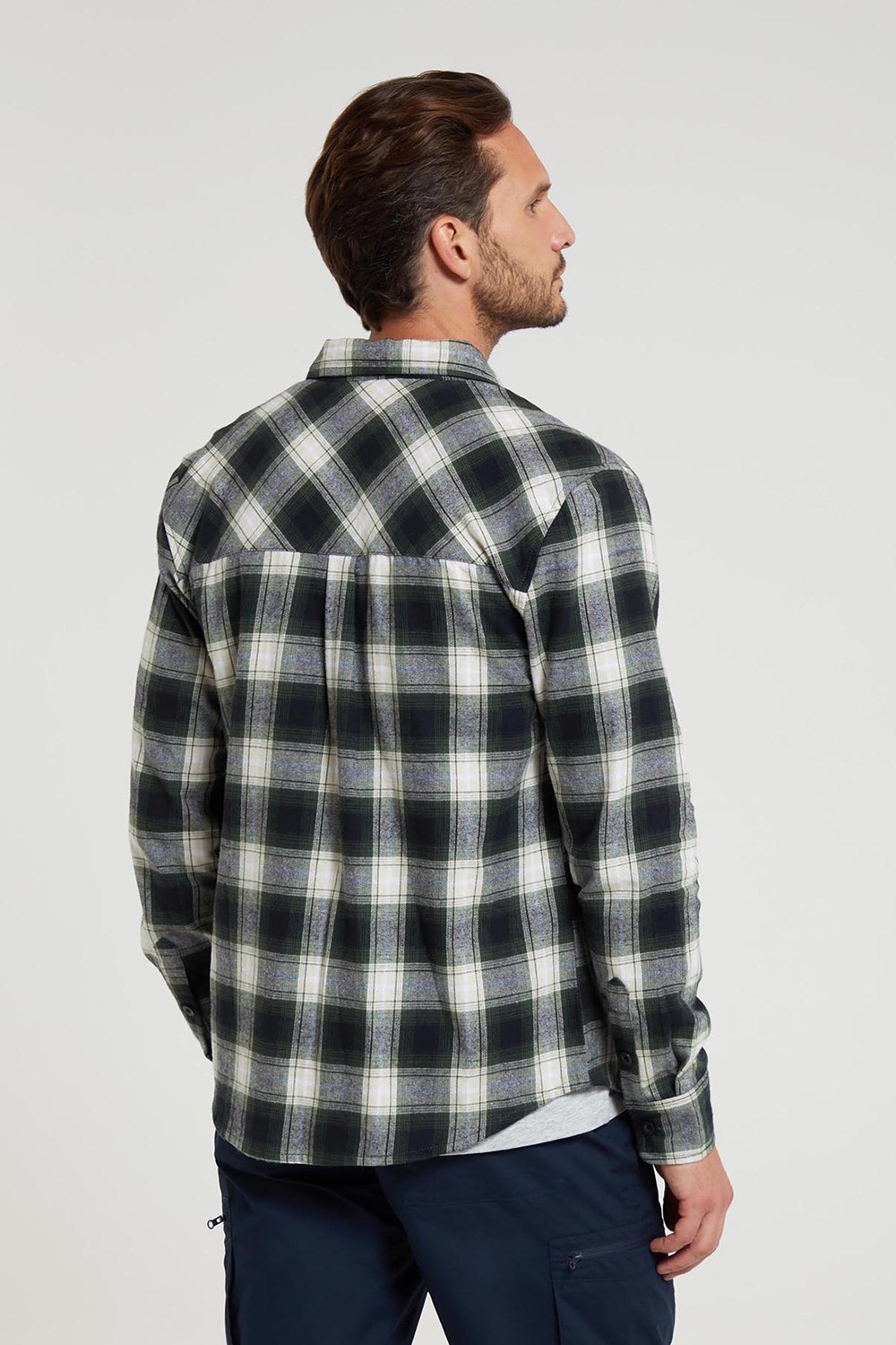 Mountain Warehouse Herren Flanell Langarm Hemd 100% Baumwolle Atmungsaktiv - Bild 137 von 316