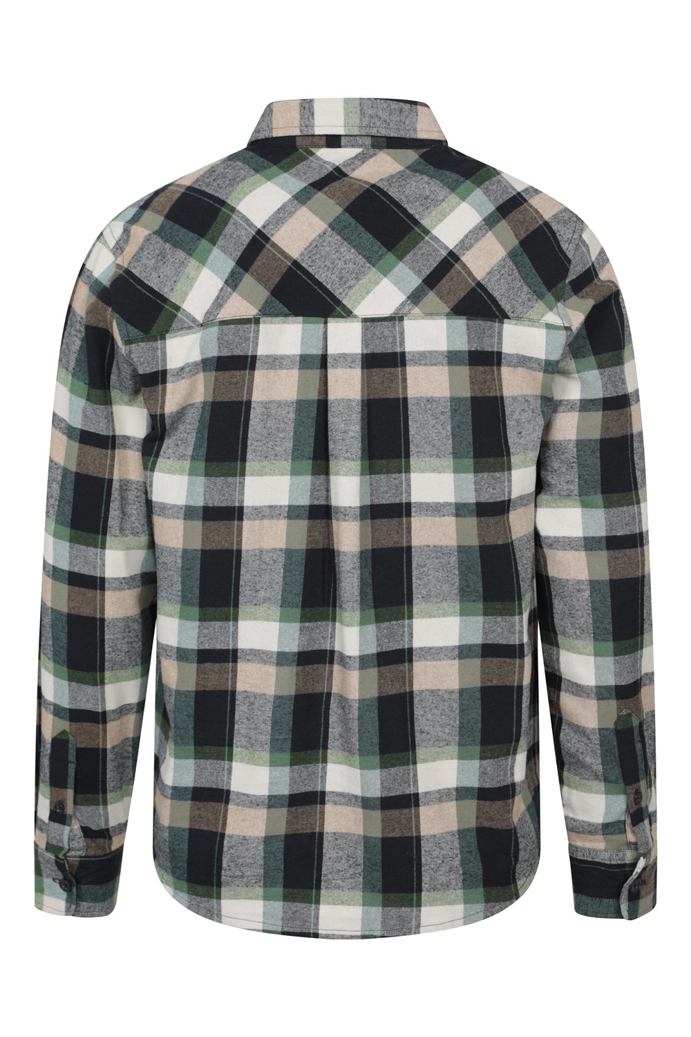 Mountain Warehouse Herren Flanell Langarm Hemd 100% Baumwolle Atmungsaktiv - Bild 154 von 316