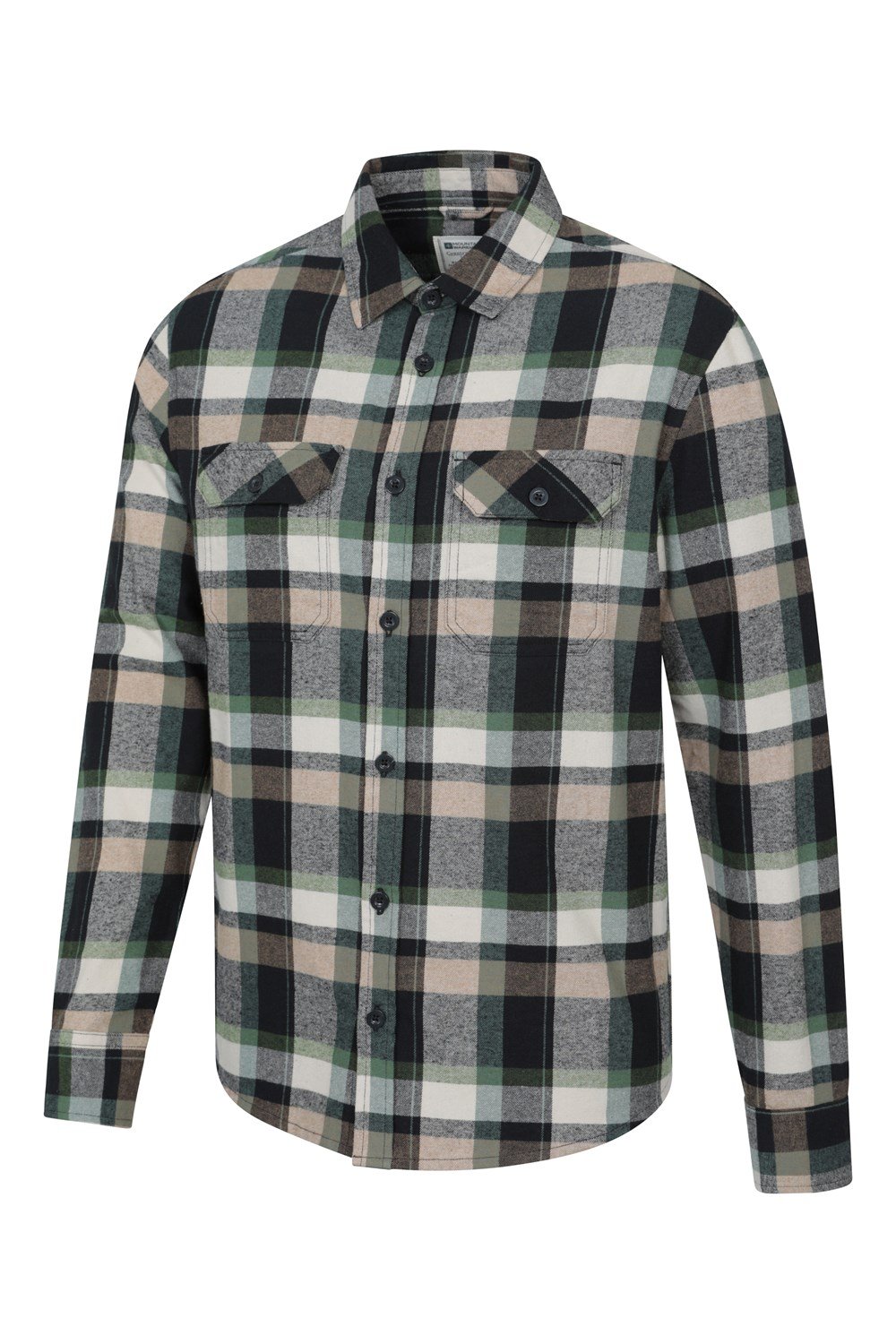 Mountain Warehouse Herren Flanell Langarm Hemd 100% Baumwolle Atmungsaktiv - Bild 155 von 316