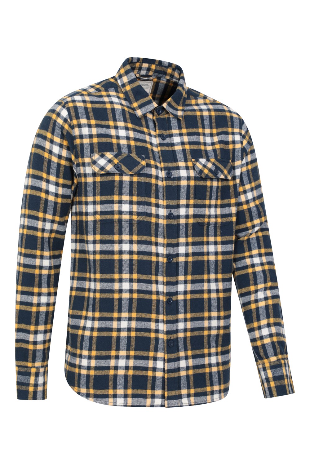 Mountain Warehouse Herren Flanell Langarm Hemd 100% Baumwolle Atmungsaktiv - Bild 176 von 316