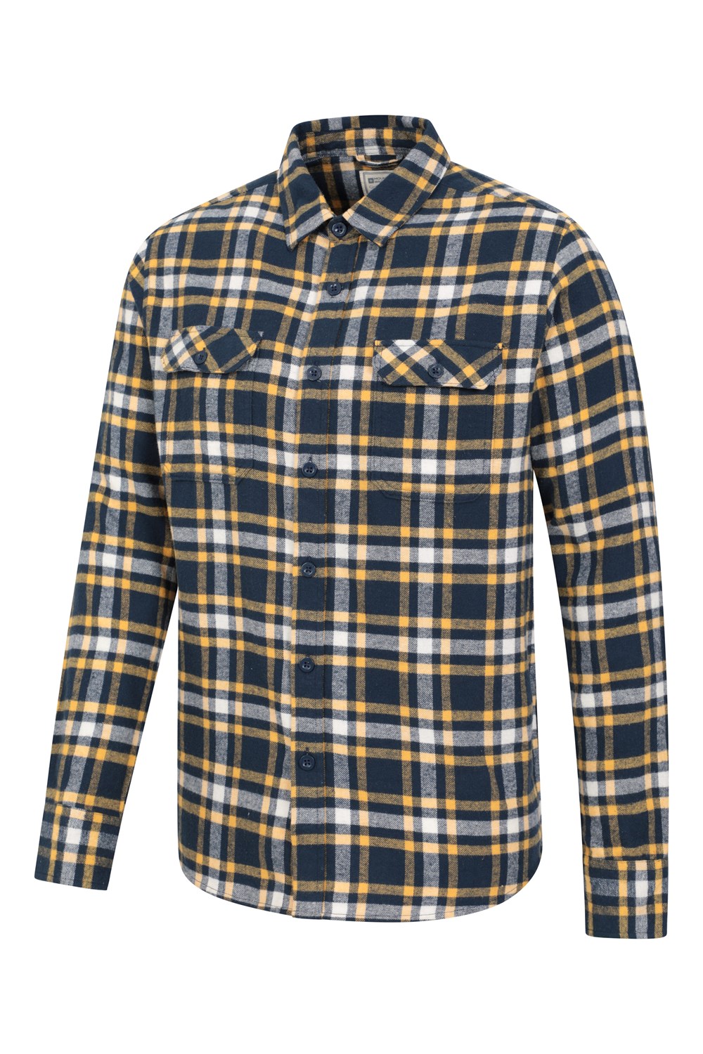 Mountain Warehouse Herren Flanell Langarm Hemd 100% Baumwolle Atmungsaktiv - Bild 178 von 316