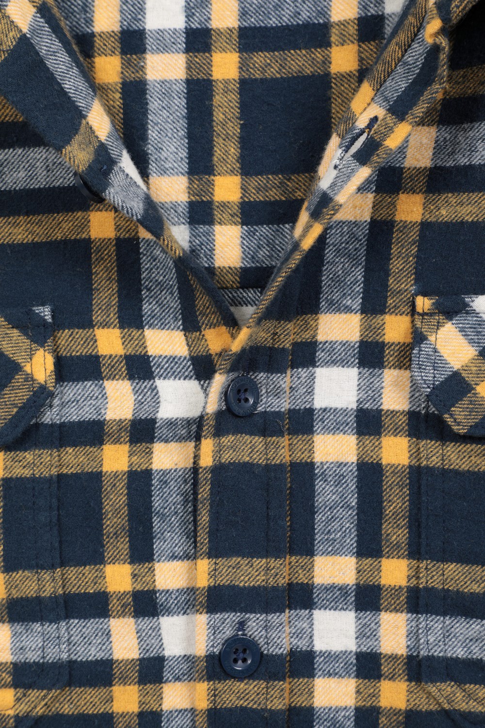 Mountain Warehouse Herren Flanell Langarm Hemd 100% Baumwolle Atmungsaktiv - Bild 179 von 316