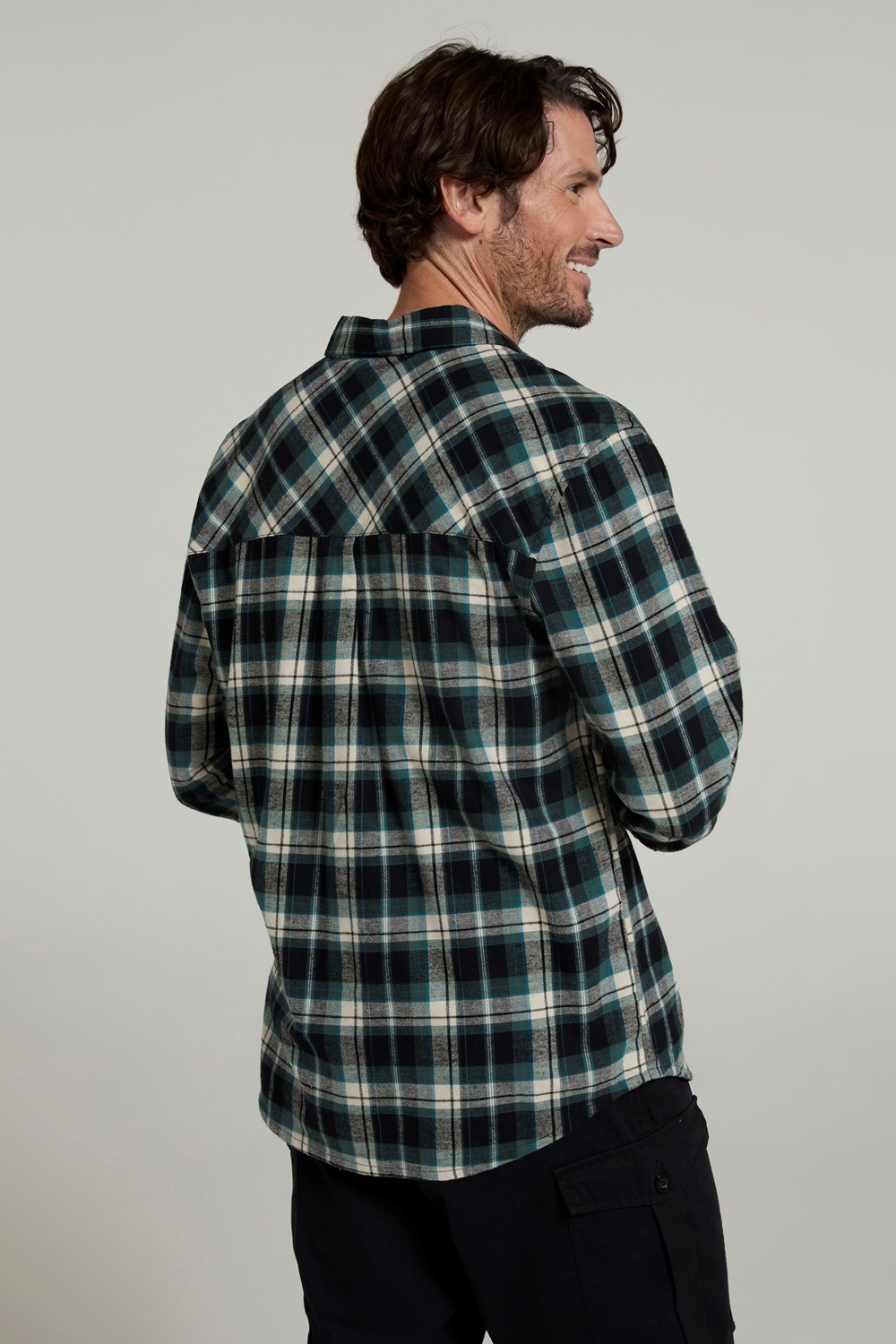 Mountain Warehouse Herren Flanell Langarm Hemd 100% Baumwolle Atmungsaktiv - Bild 183 von 316