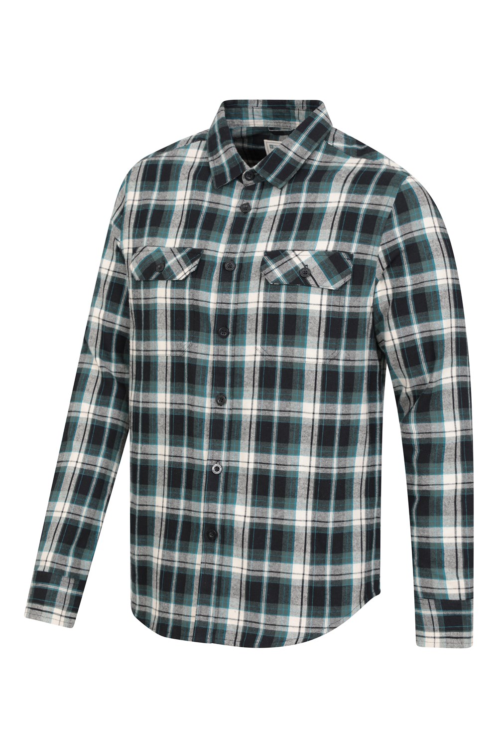 Mountain Warehouse Herren Flanell Langarm Hemd 100% Baumwolle Atmungsaktiv - Bild 188 von 316