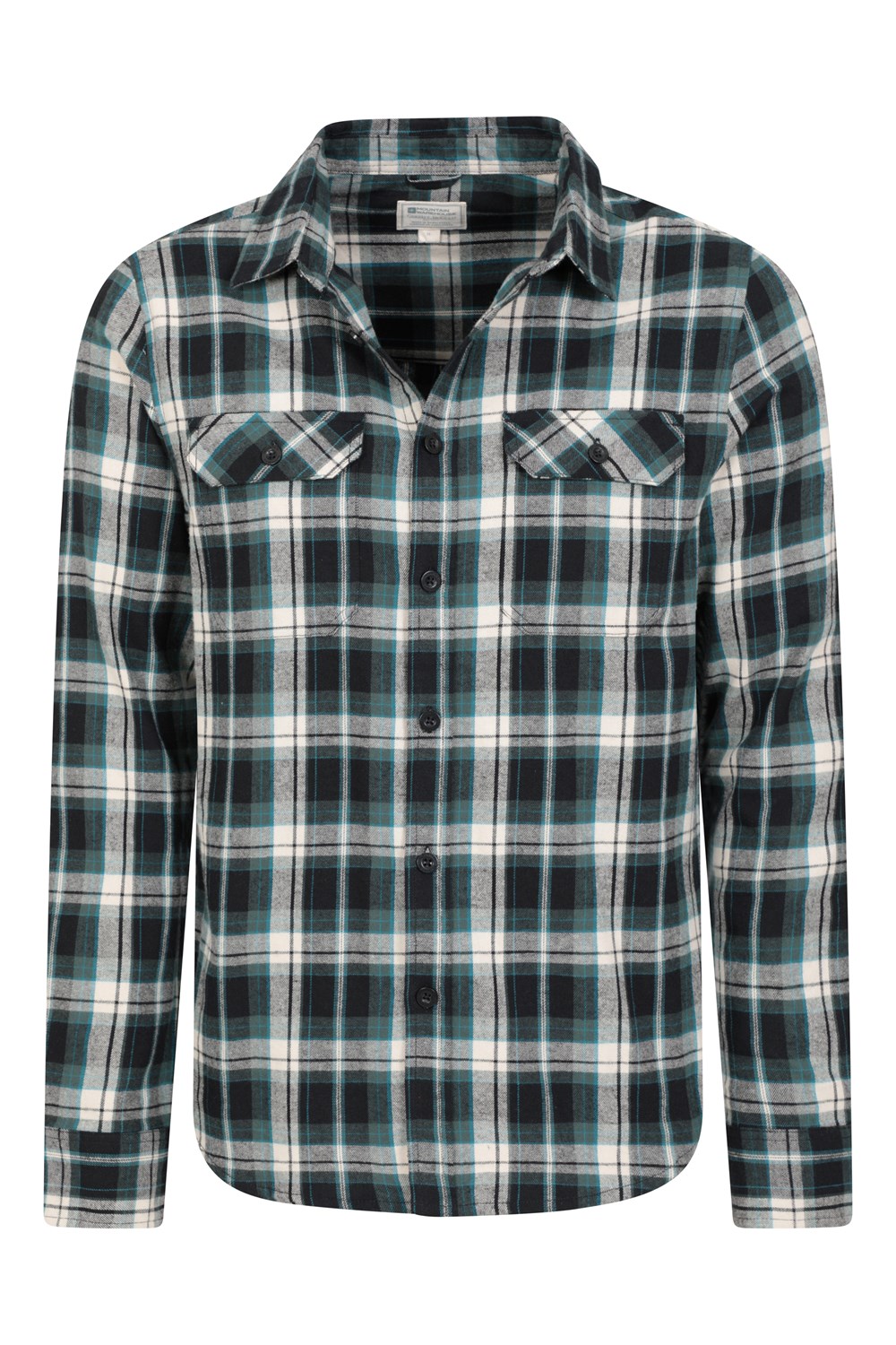 Mountain Warehouse Herren Flanell Langarm Hemd 100% Baumwolle Atmungsaktiv - Bild 189 von 316