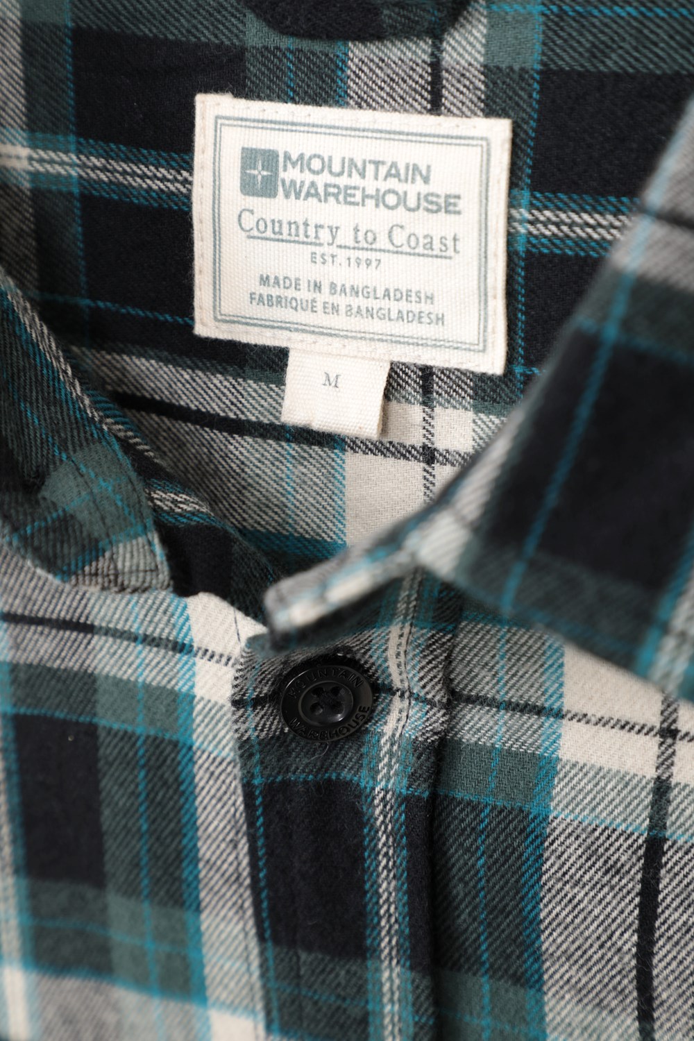 Mountain Warehouse Herren Flanell Langarm Hemd 100% Baumwolle Atmungsaktiv - Bild 190 von 316