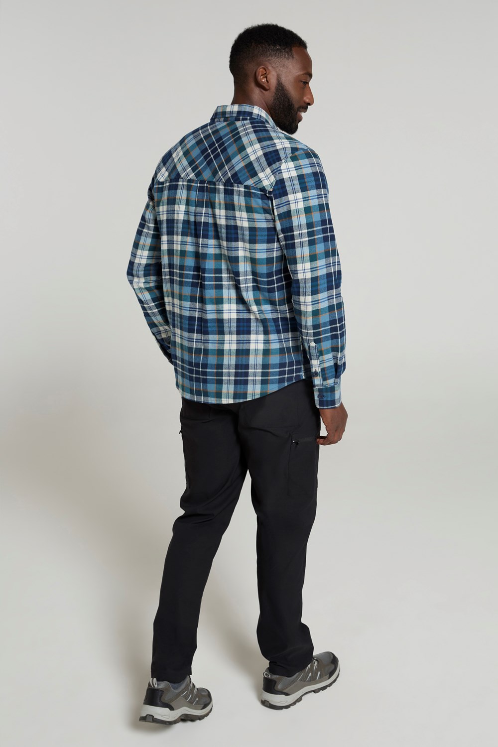 Mountain Warehouse Herren Flanell Langarm Hemd 100% Baumwolle Atmungsaktiv - Bild 196 von 316