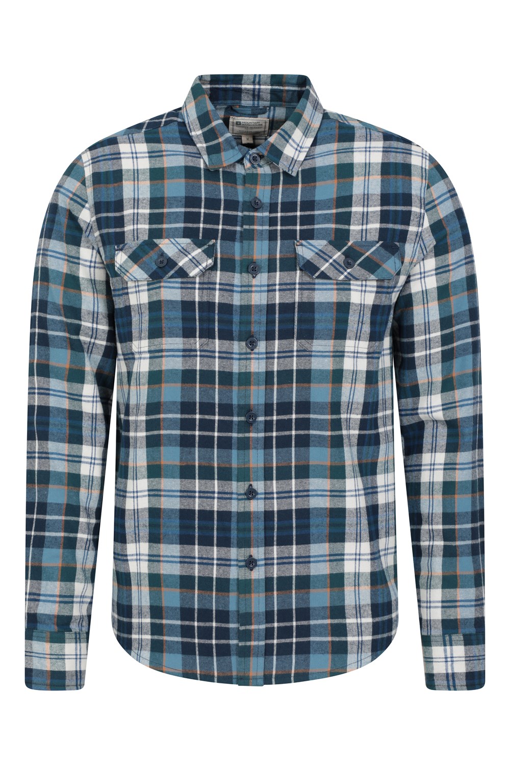 Mountain Warehouse Herren Flanell Langarm Hemd 100% Baumwolle Atmungsaktiv - Bild 198 von 316