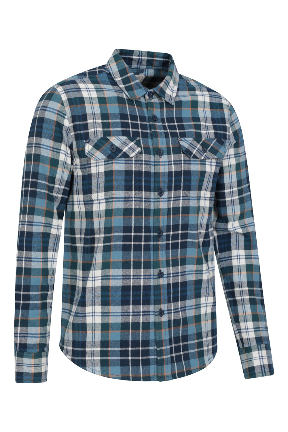 Mountain Warehouse Herren Flanell Langarm Hemd 100% Baumwolle Atmungsaktiv - Bild 199 von 316