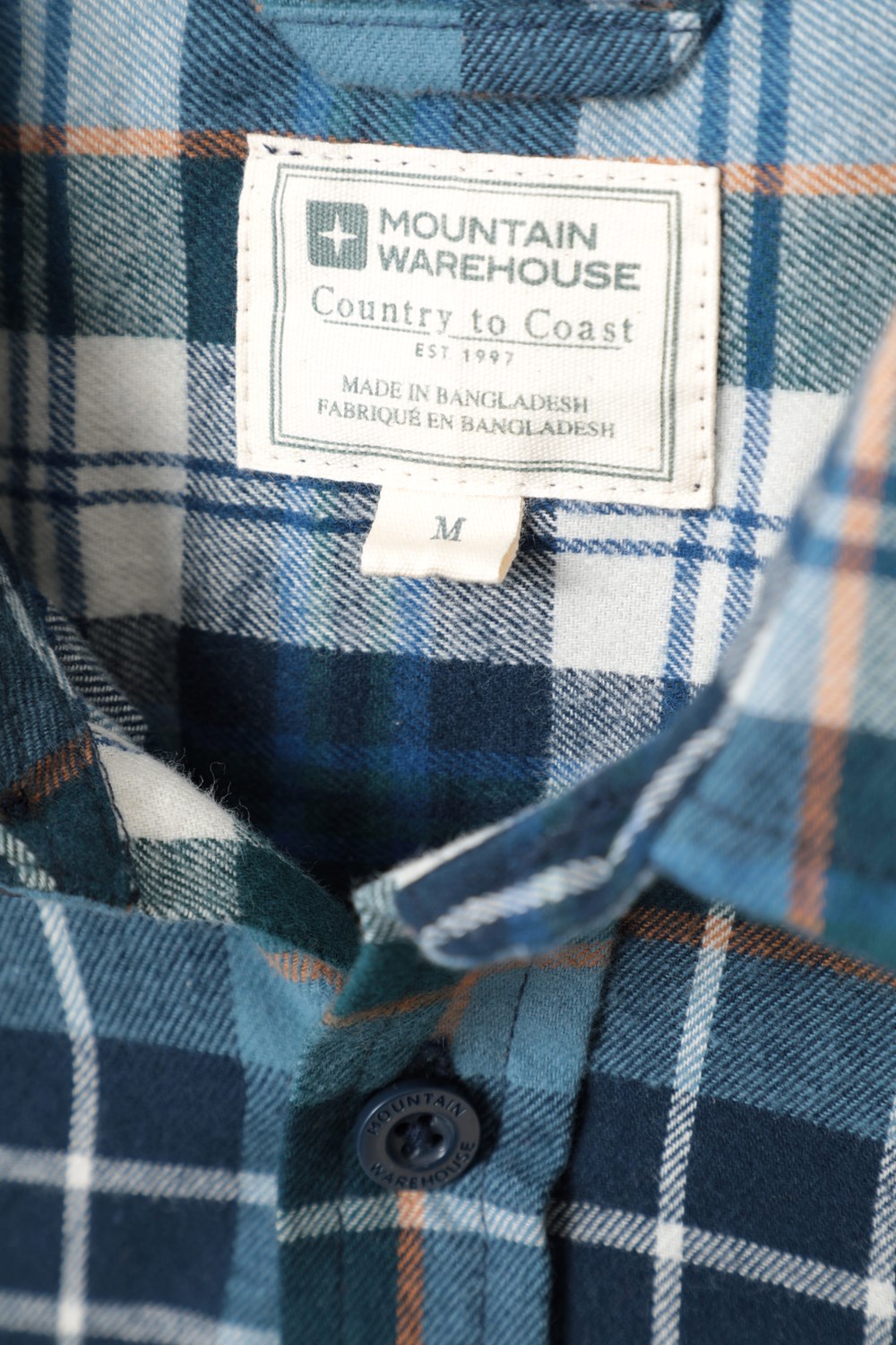 Mountain Warehouse Herren Flanell Langarm Hemd 100% Baumwolle Atmungsaktiv - Bild 202 von 316