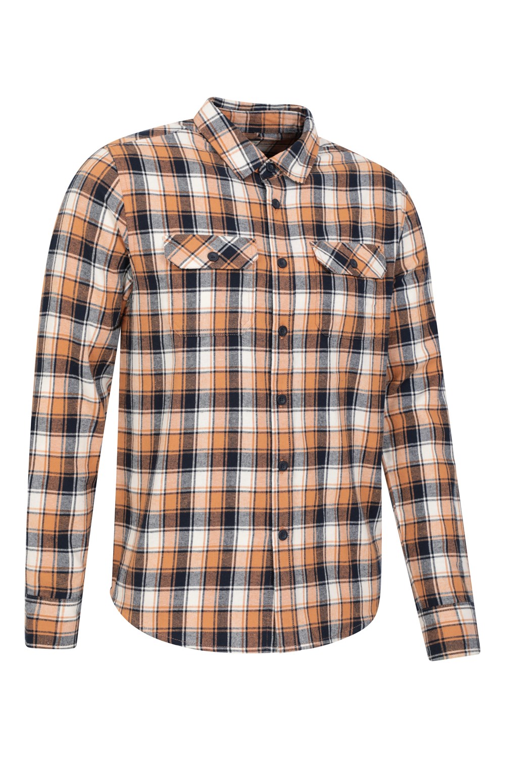 Mountain Warehouse Herren Flanell Langarm Hemd 100% Baumwolle Atmungsaktiv - Bild 213 von 316