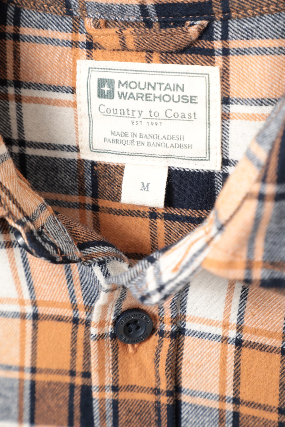 Mountain Warehouse Herren Flanell Langarm Hemd 100% Baumwolle Atmungsaktiv - Bild 216 von 316