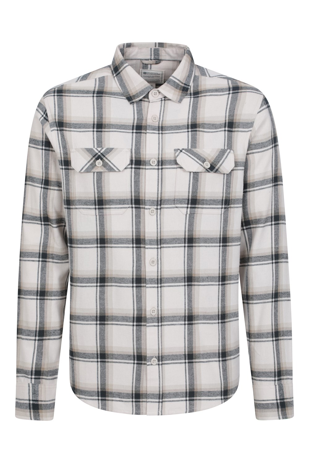 Mountain Warehouse Herren Flanell Langarm Hemd 100% Baumwolle Atmungsaktiv - Bild 233 von 316