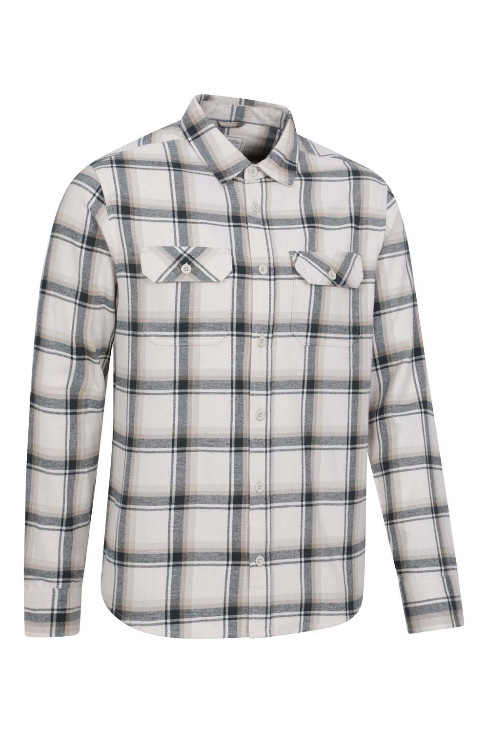 Mountain Warehouse Herren Flanell Langarm Hemd 100% Baumwolle Atmungsaktiv - Bild 234 von 316