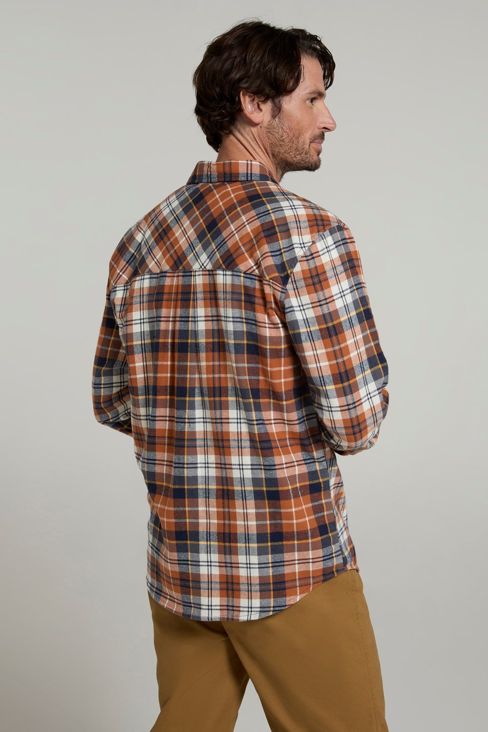 Mountain Warehouse Herren Flanell Langarm Hemd 100% Baumwolle Atmungsaktiv - Bild 242 von 316