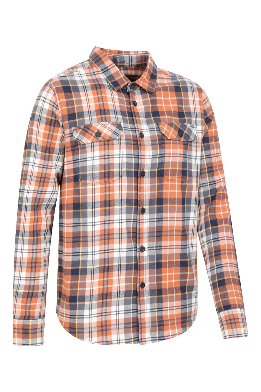 Mountain Warehouse Herren Flanell Langarm Hemd 100% Baumwolle Atmungsaktiv - Bild 245 von 316