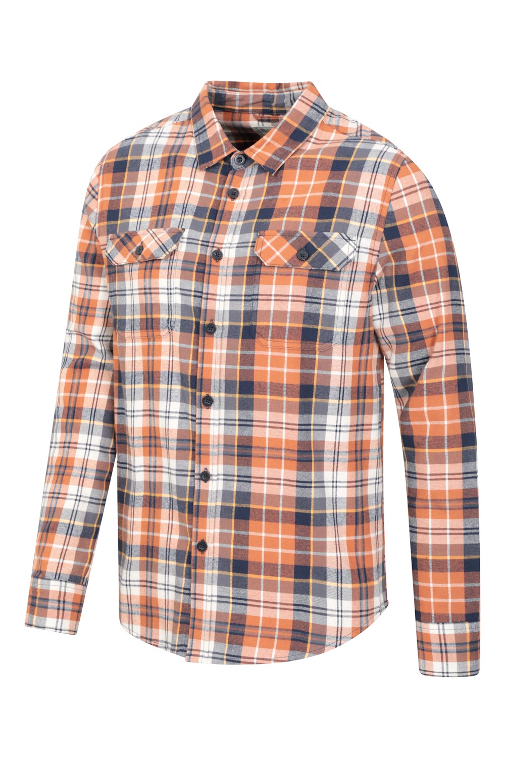 Mountain Warehouse Herren Flanell Langarm Hemd 100% Baumwolle Atmungsaktiv - Bild 247 von 316