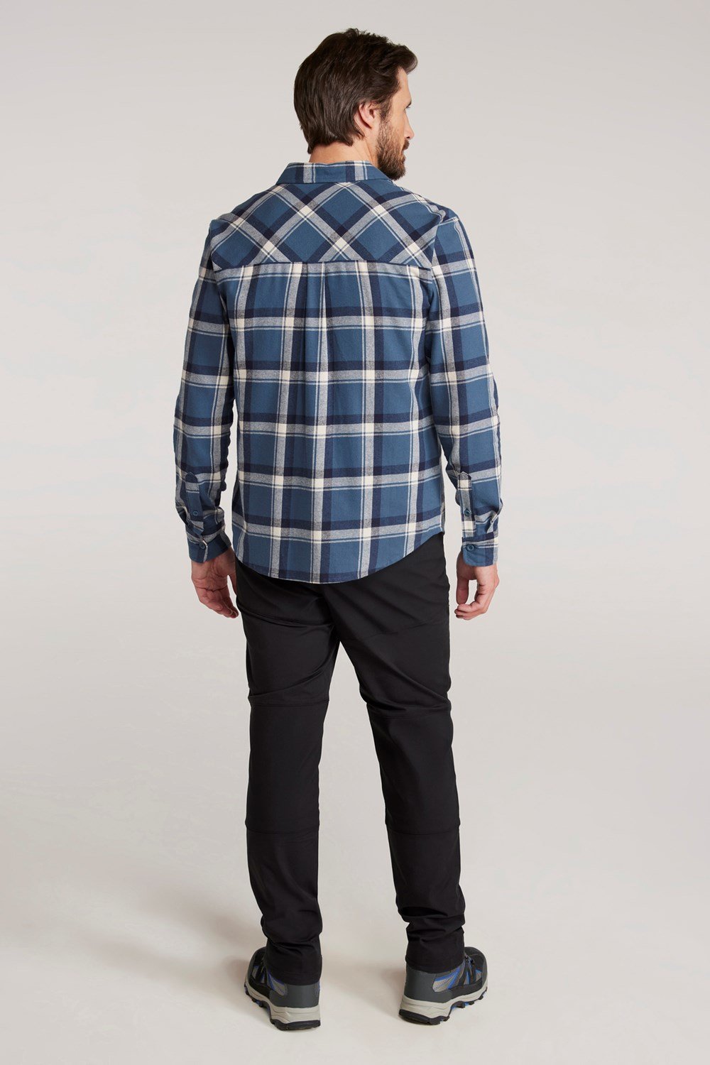Mountain Warehouse Herren Flanell Langarm Hemd 100% Baumwolle Atmungsaktiv - Bild 262 von 316