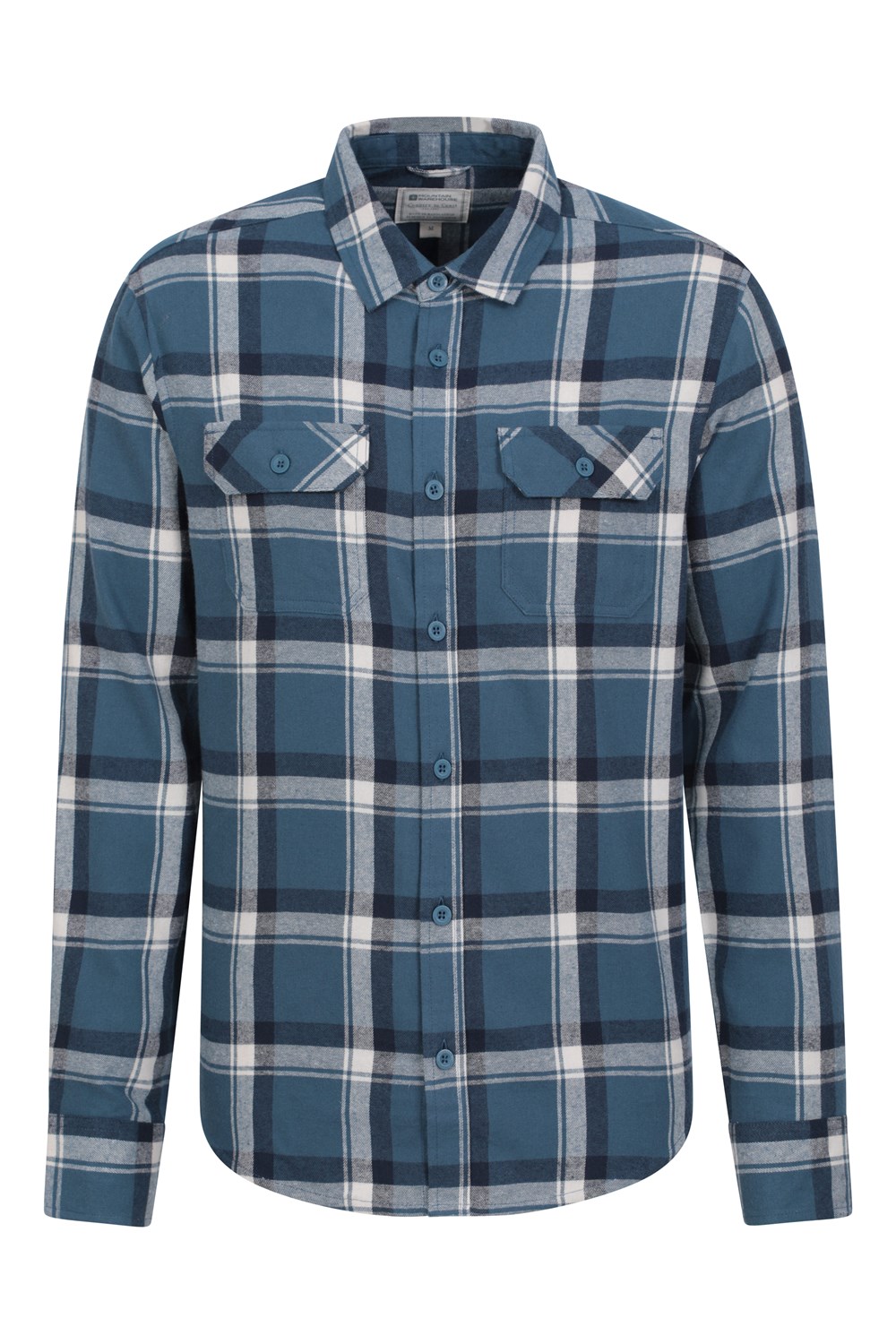 Mountain Warehouse Herren Flanell Langarm Hemd 100% Baumwolle Atmungsaktiv - Bild 263 von 316