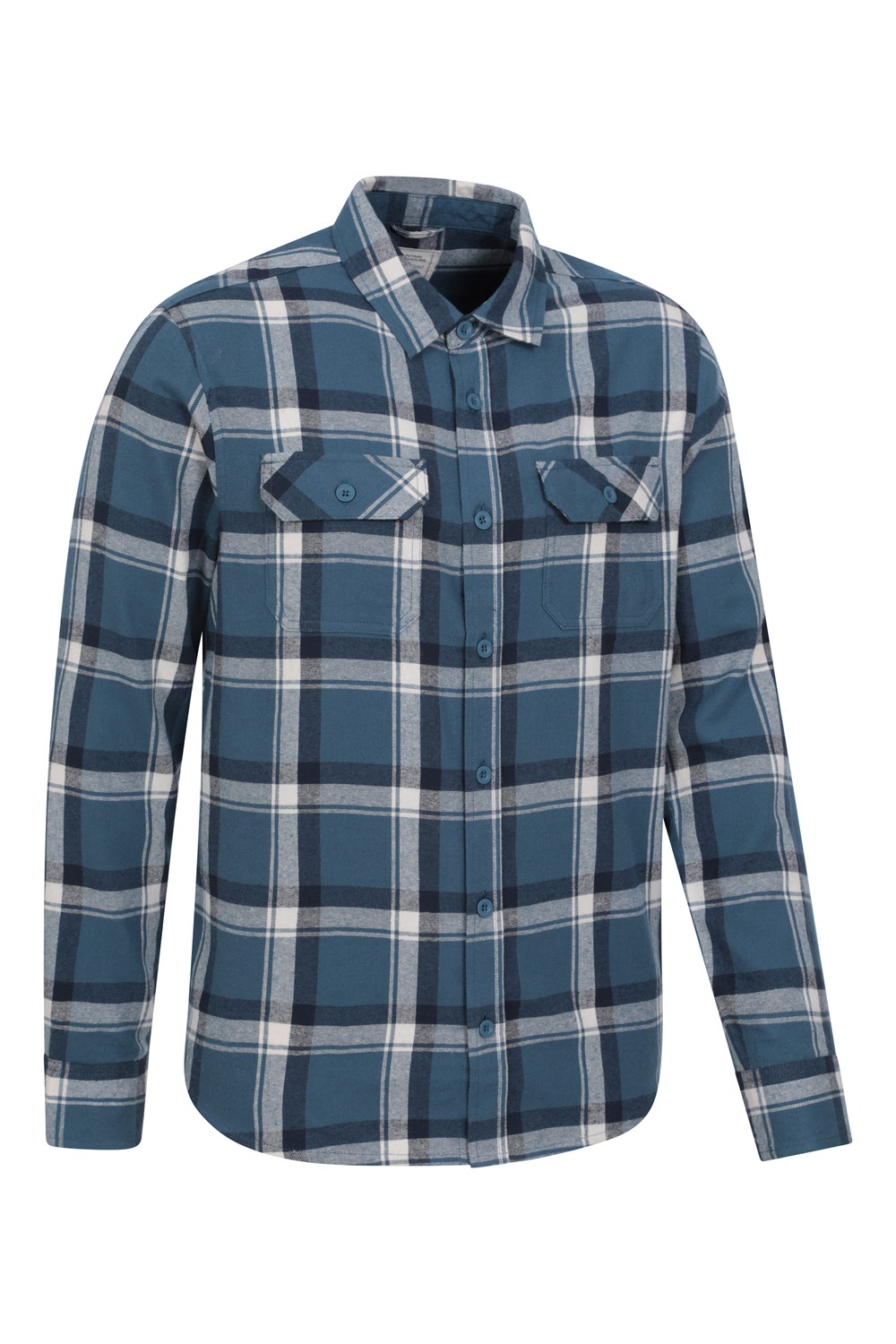 Mountain Warehouse Herren Flanell Langarm Hemd 100% Baumwolle Atmungsaktiv - Bild 264 von 316