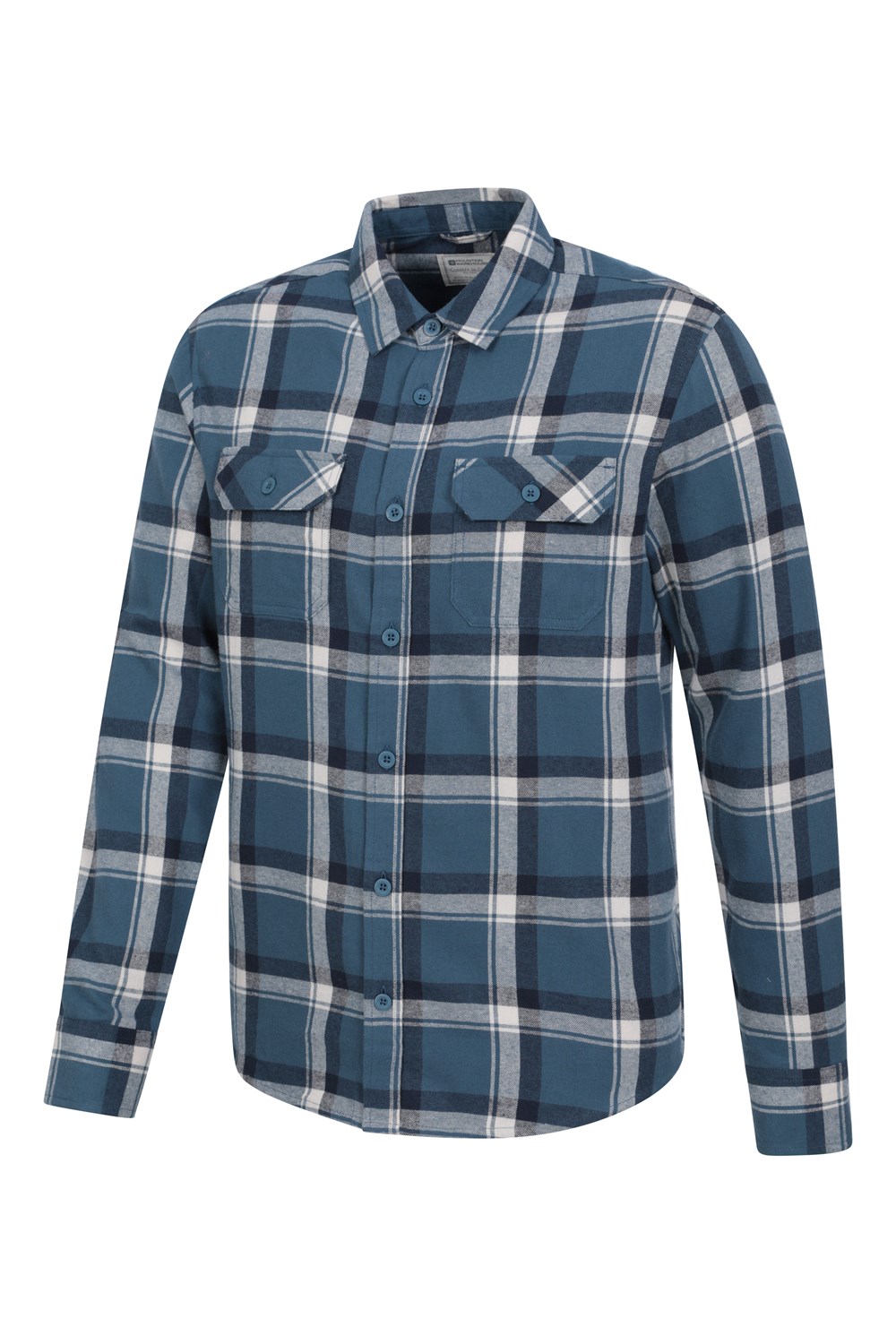 Mountain Warehouse Herren Flanell Langarm Hemd 100% Baumwolle Atmungsaktiv - Bild 266 von 316