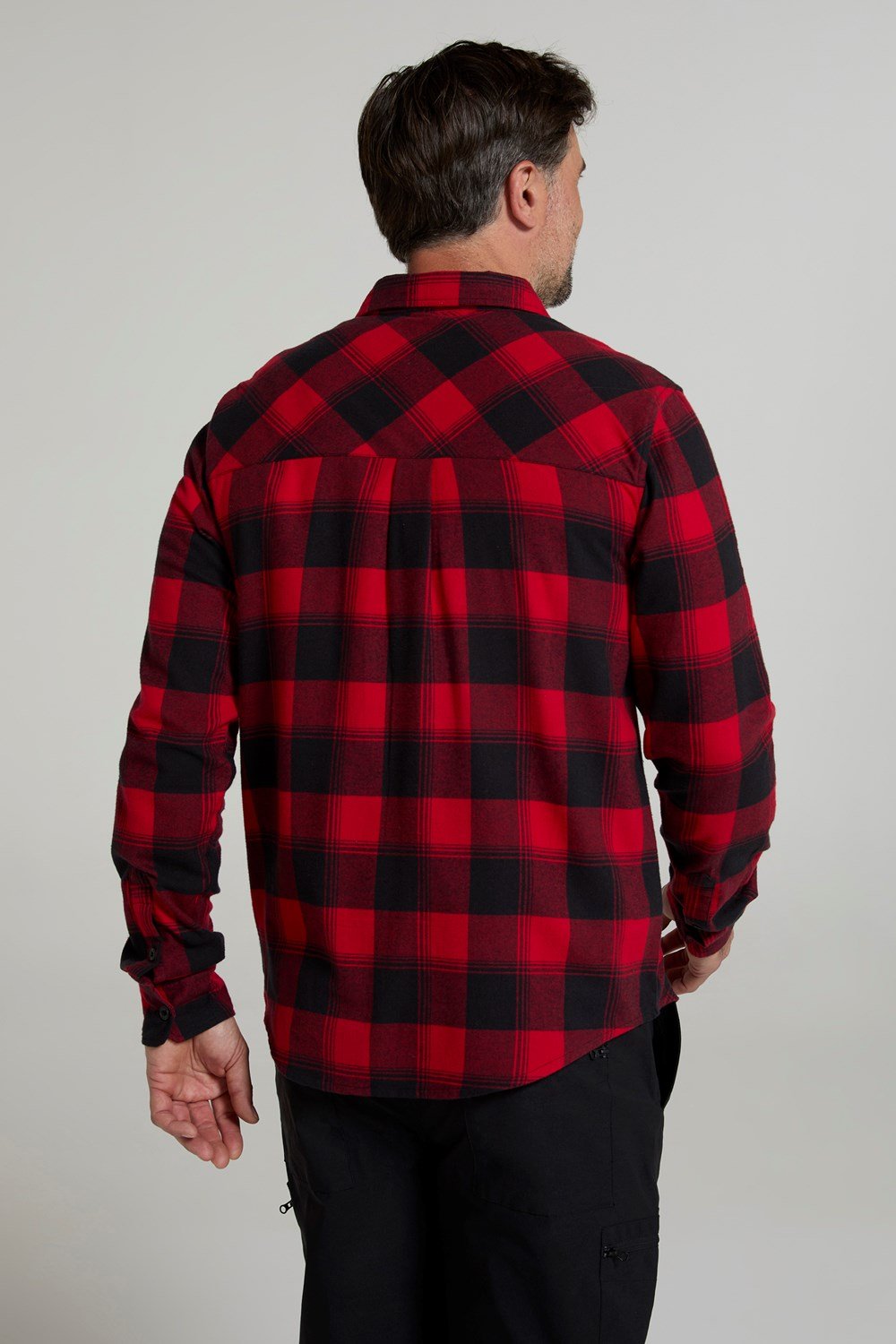 Mountain Warehouse Herren Flanell Langarm Hemd 100% Baumwolle Atmungsaktiv - Bild 273 von 316