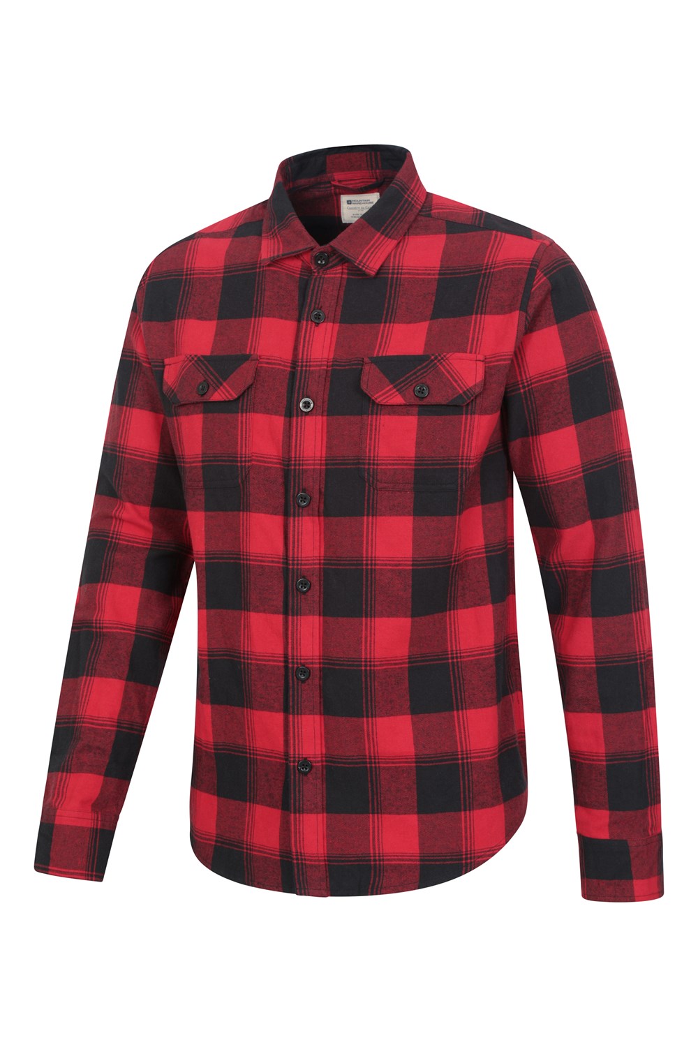 Mountain Warehouse Herren Flanell Langarm Hemd 100% Baumwolle Atmungsaktiv - Bild 277 von 316