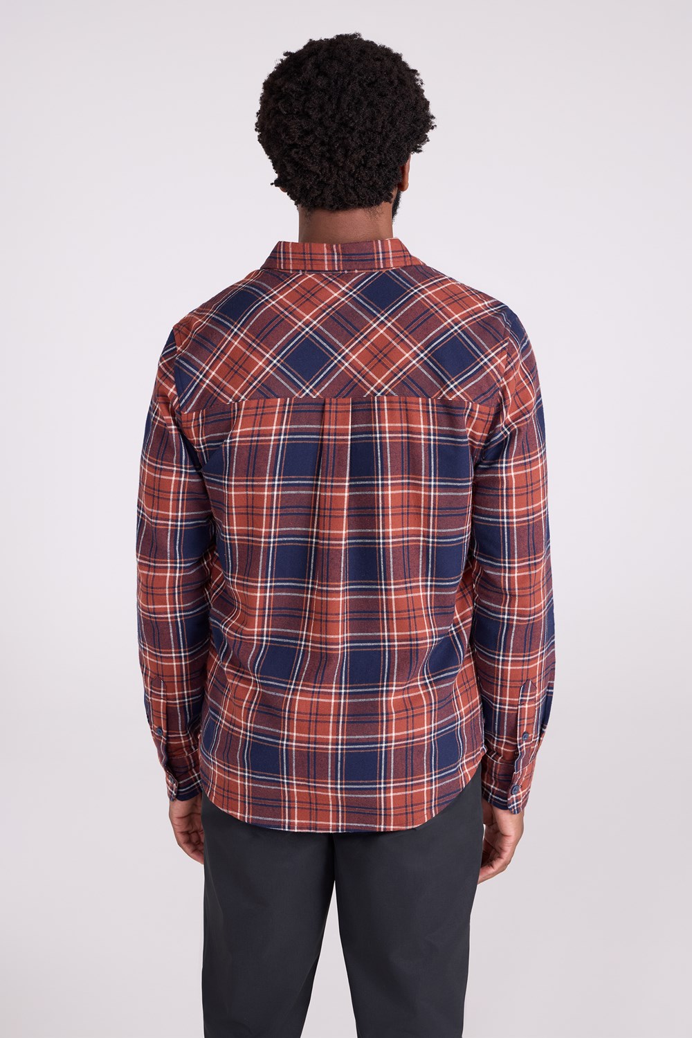 Mountain Warehouse Herren Flanell Langarm Hemd 100% Baumwolle Atmungsaktiv - Bild 283 von 316