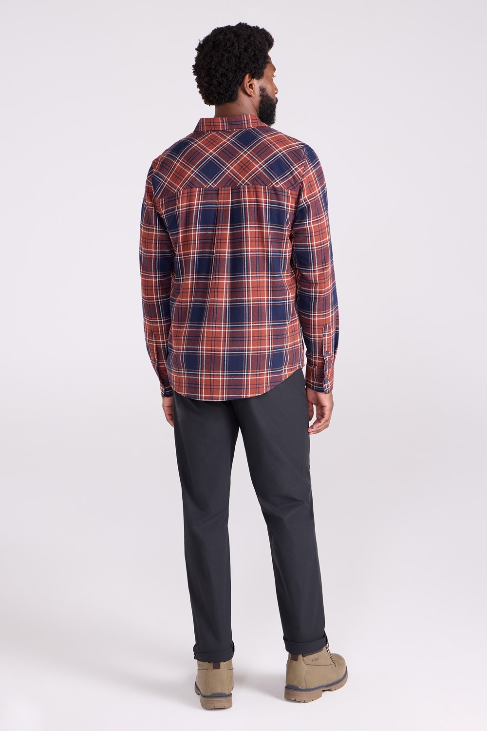 Mountain Warehouse Herren Flanell Langarm Hemd 100% Baumwolle Atmungsaktiv - Bild 284 von 316