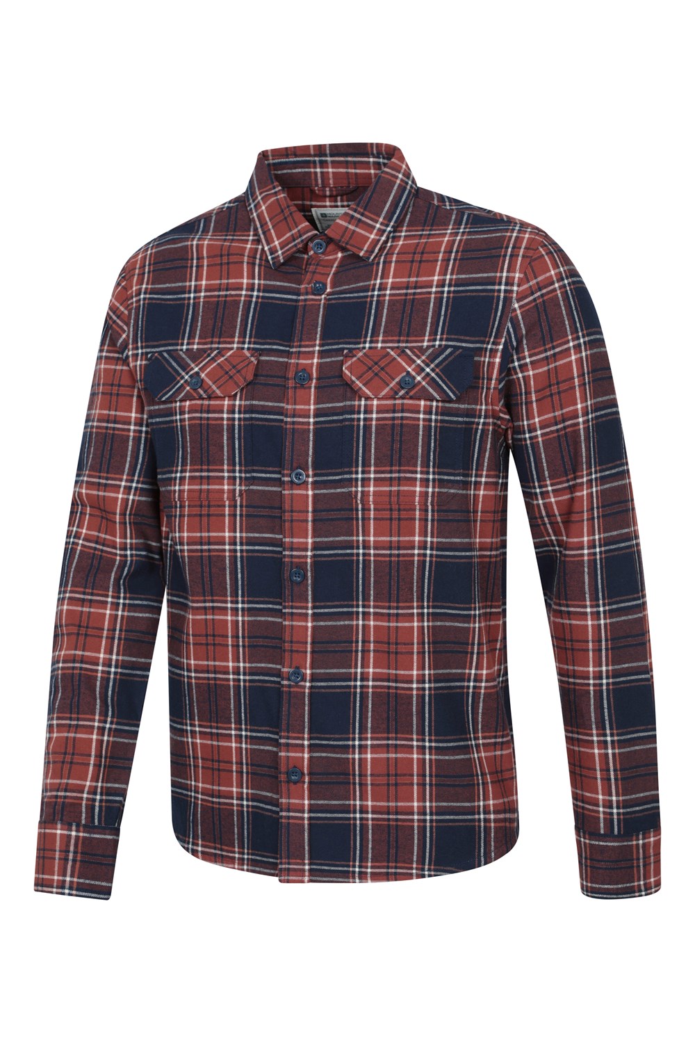 Mountain Warehouse Herren Flanell Langarm Hemd 100% Baumwolle Atmungsaktiv - Bild 288 von 316