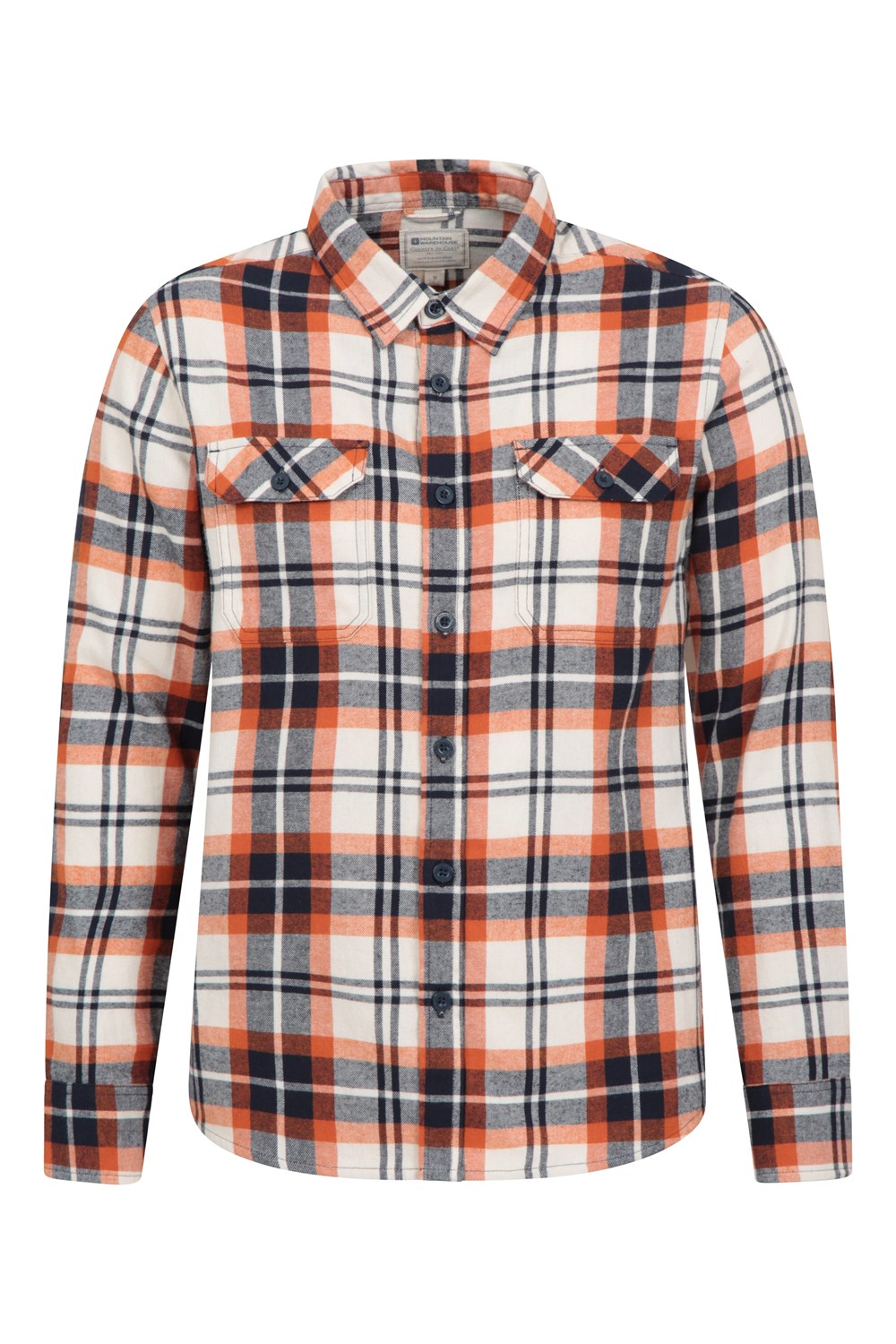 Mountain Warehouse Herren Flanell Langarm Hemd 100% Baumwolle Atmungsaktiv - Bild 291 von 316