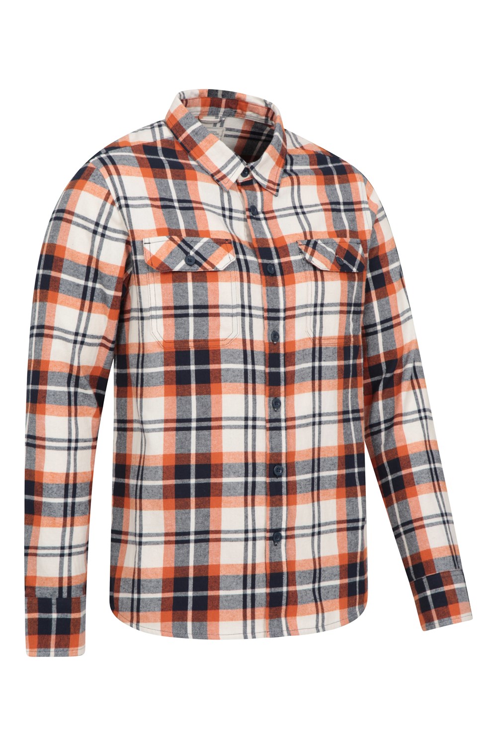 Mountain Warehouse Herren Flanell Langarm Hemd 100% Baumwolle Atmungsaktiv - Bild 293 von 316