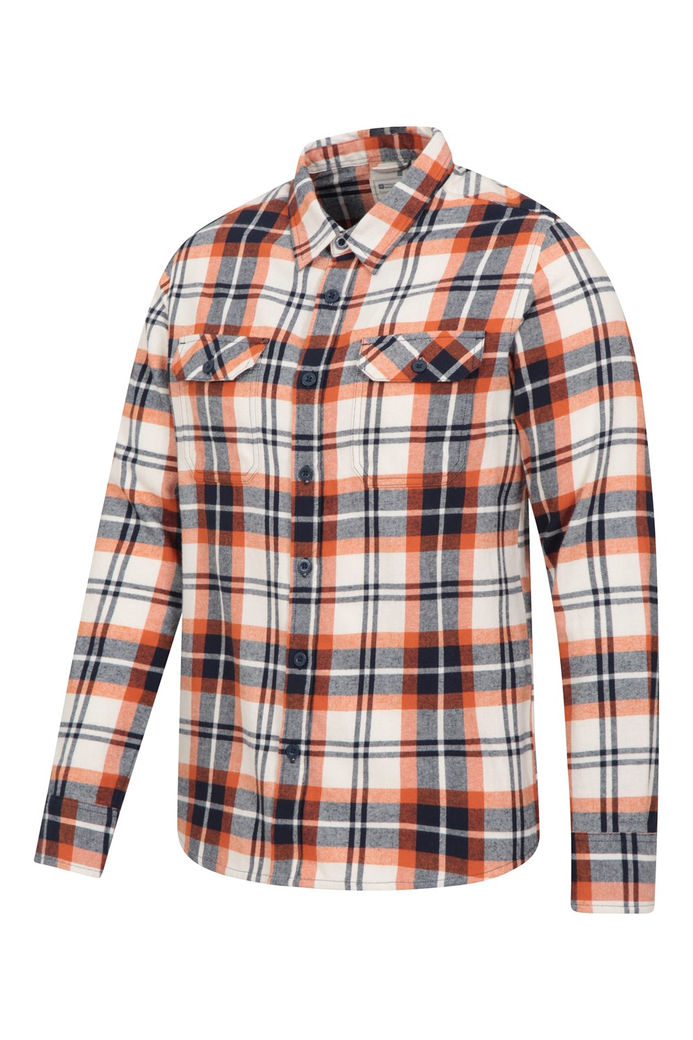 Mountain Warehouse Herren Flanell Langarm Hemd 100% Baumwolle Atmungsaktiv - Bild 295 von 316