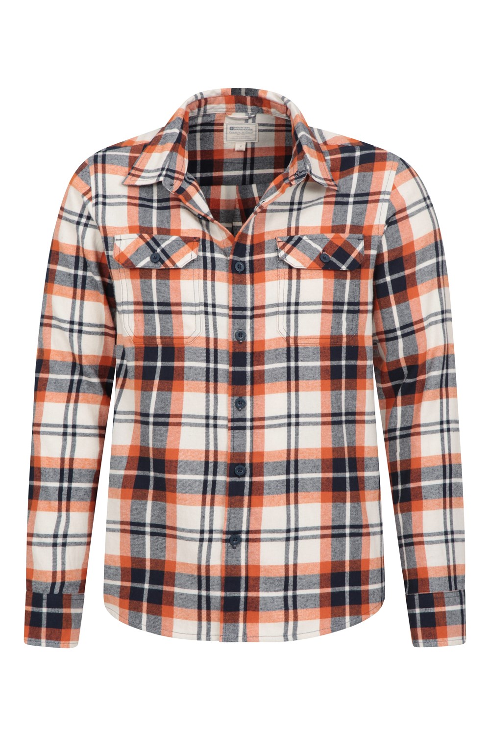 Mountain Warehouse Herren Flanell Langarm Hemd 100% Baumwolle Atmungsaktiv - Bild 296 von 316