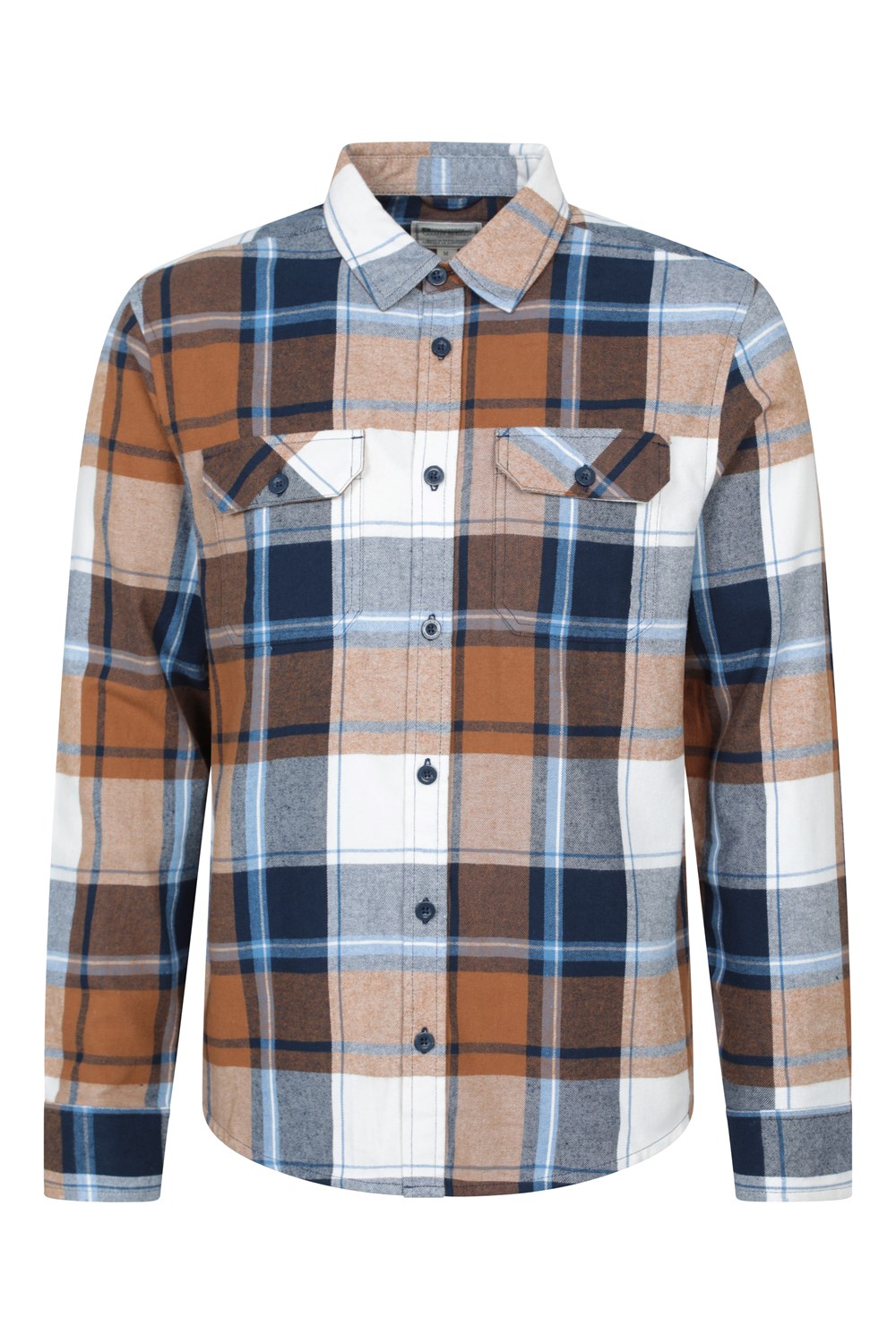 Mountain Warehouse Herren Flanell Langarm Hemd 100% Baumwolle Atmungsaktiv - Bild 300 von 316