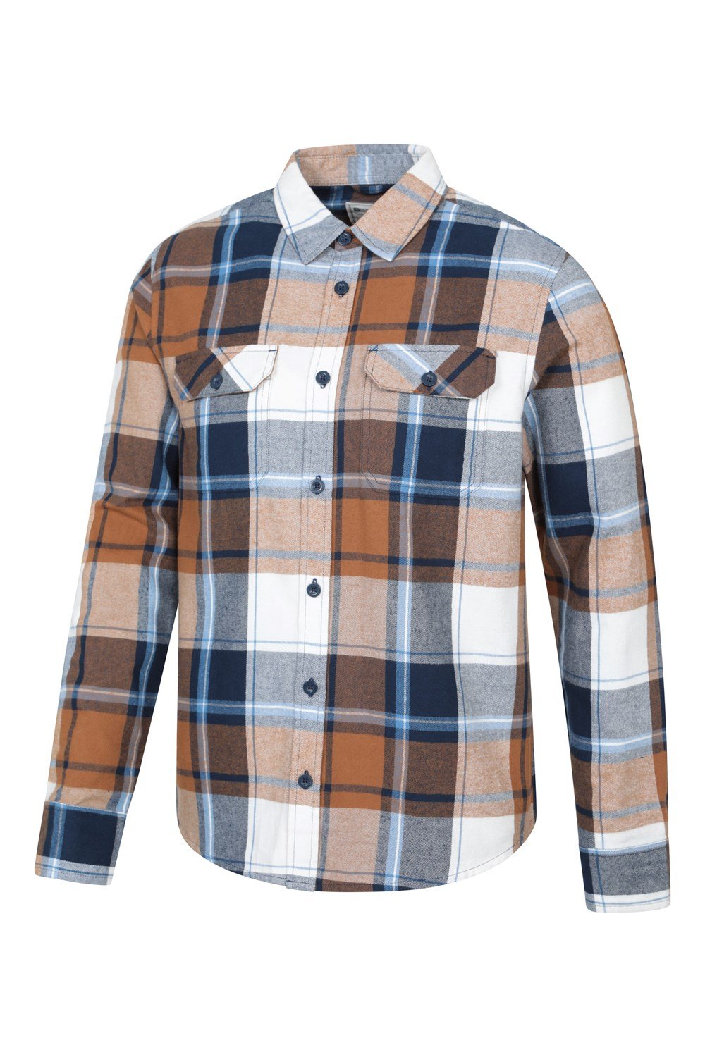 Mountain Warehouse Herren Flanell Langarm Hemd 100% Baumwolle Atmungsaktiv - Bild 303 von 316