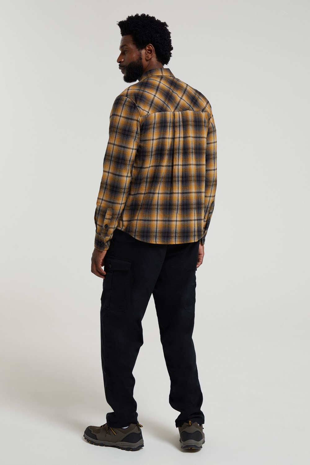 Mountain Warehouse Herren Flanell Langarm Hemd 100% Baumwolle Atmungsaktiv - Bild 309 von 316