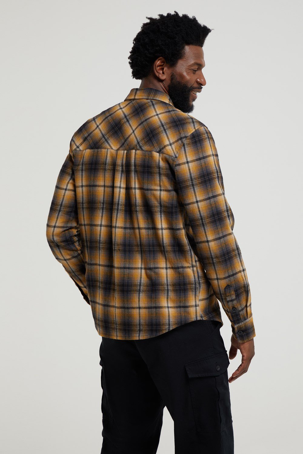 Mountain Warehouse Herren Flanell Langarm Hemd 100% Baumwolle Atmungsaktiv - Bild 310 von 316
