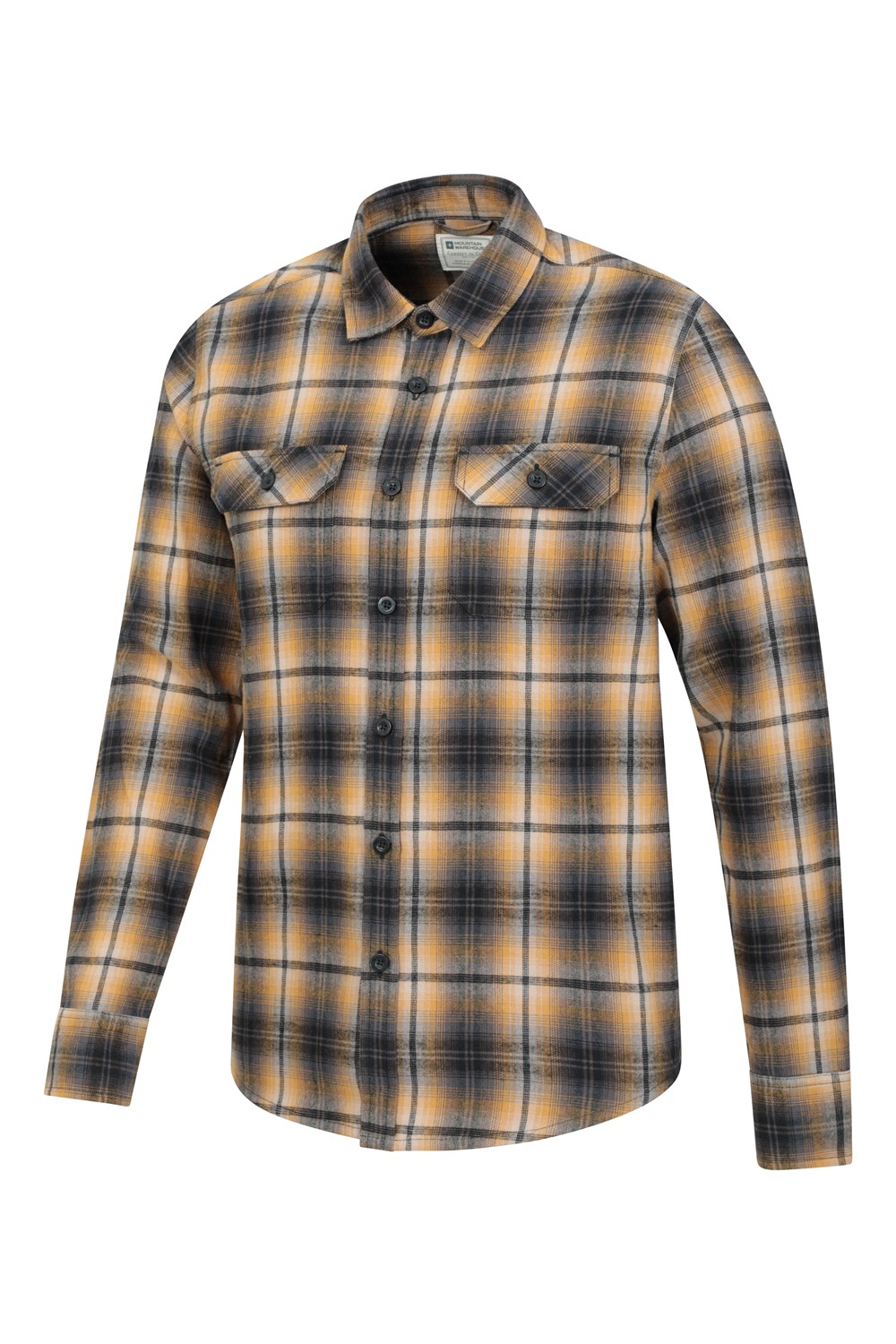 Mountain Warehouse Herren Flanell Langarm Hemd 100% Baumwolle Atmungsaktiv - Bild 314 von 316
