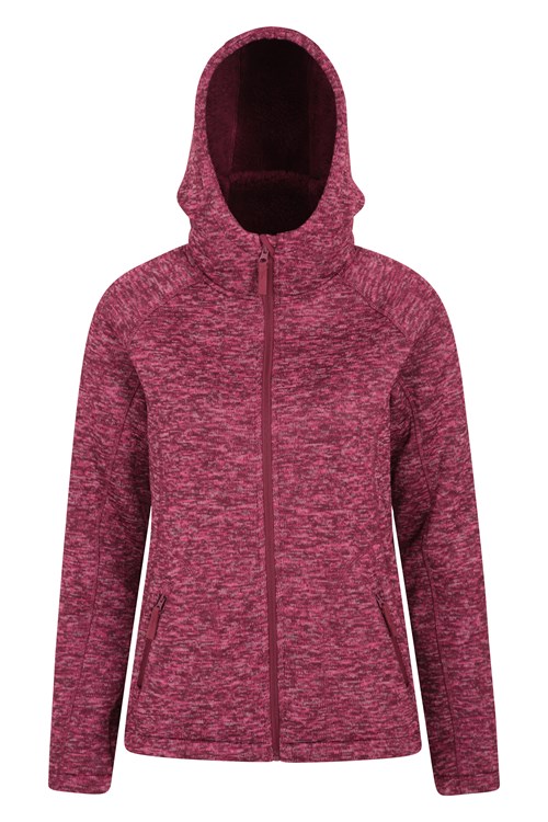 Mountain Warehouse Power Fleece Lined Hoodie w// Stretch Mesh and Sweat Wicking
