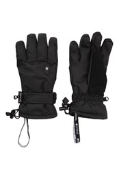 Extreme Waterproof Womens Ski Gloves  Black