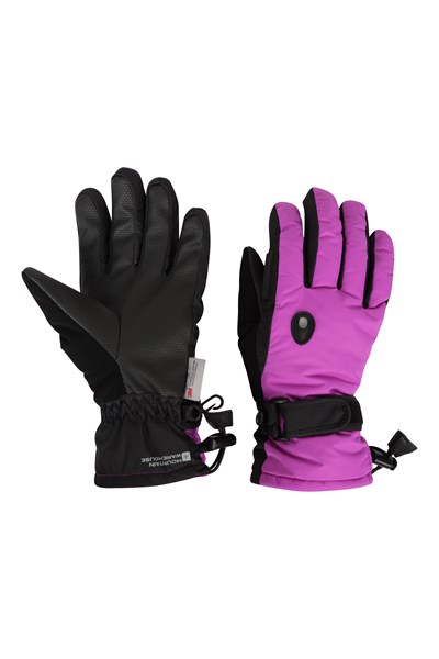 Extreme Waterproof Womens Ski Gloves - Purple
