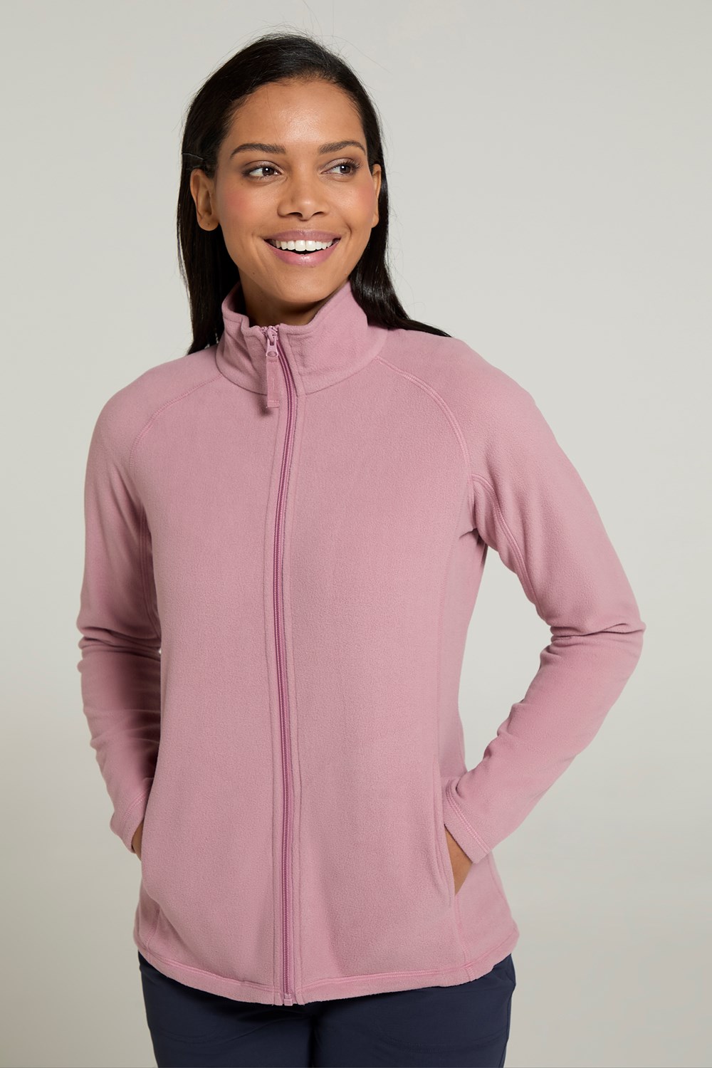 Mountain Warehouse Womens Micro Fleece Top Ladies Antipill Sweater Jumper