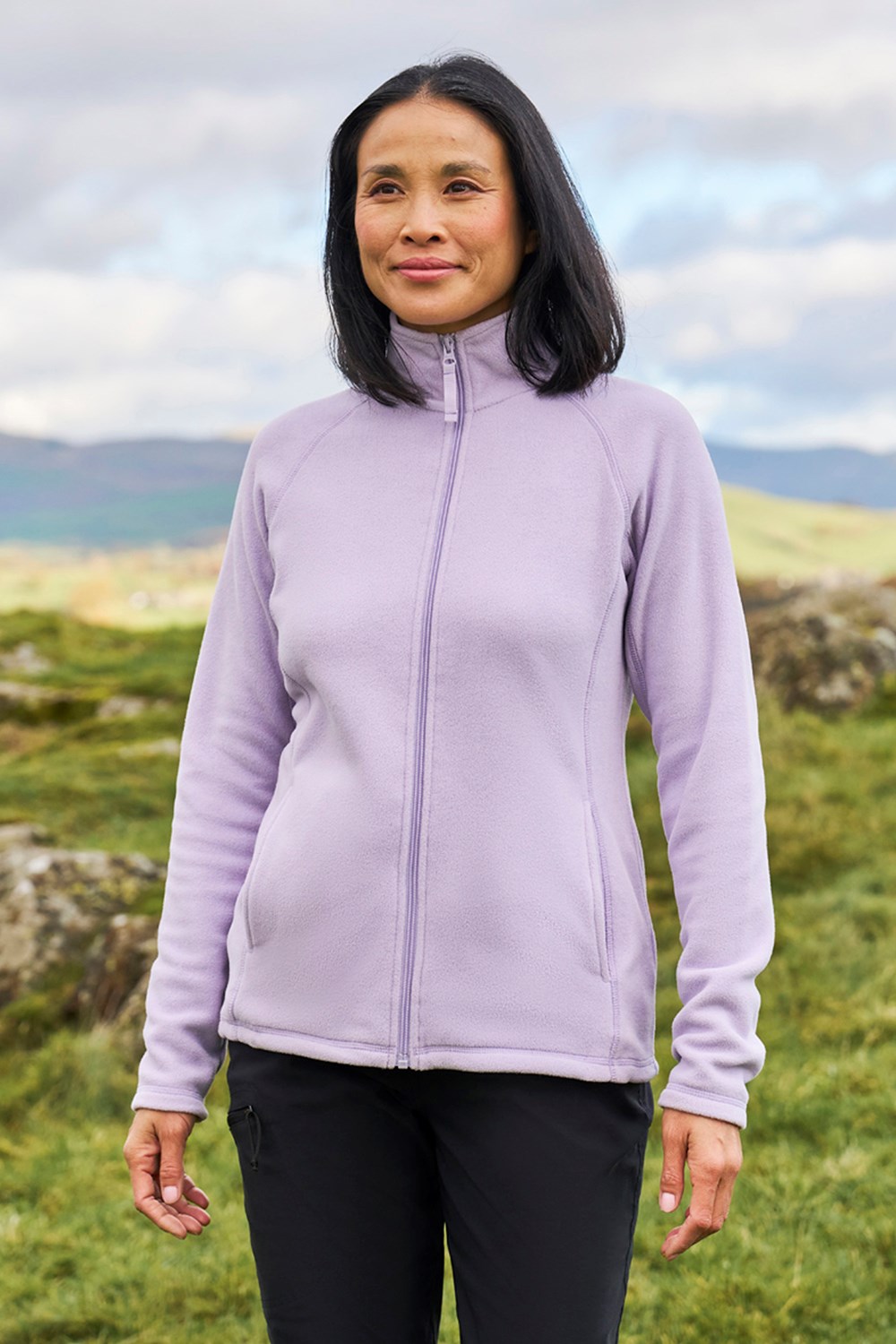 Mountain Warehouse Womens Micro Fleece Top Ladies Antipill Sweater Jumper