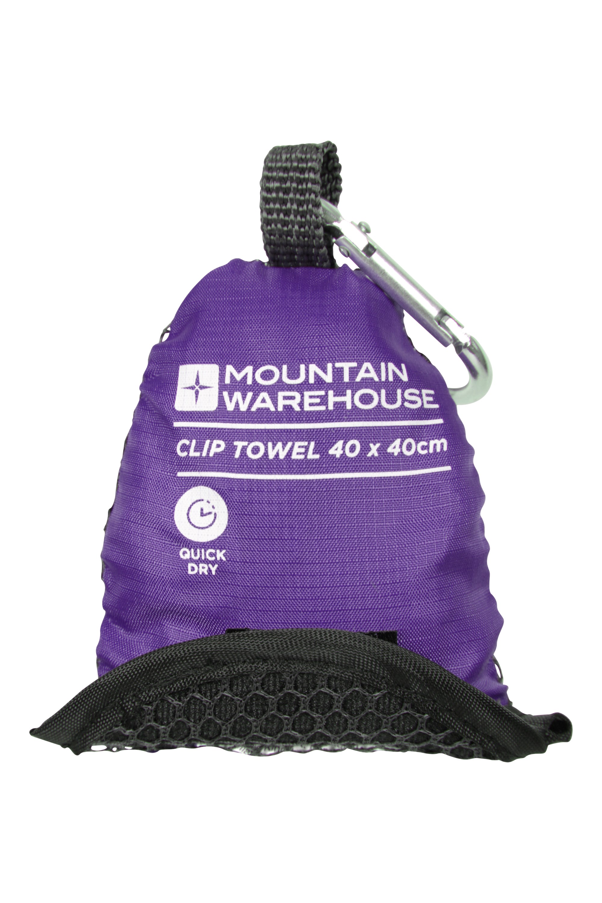 Clip Travel Towel - 40 x 40cm