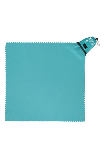 Clip Travel Towel - 40 x 40cm Teal