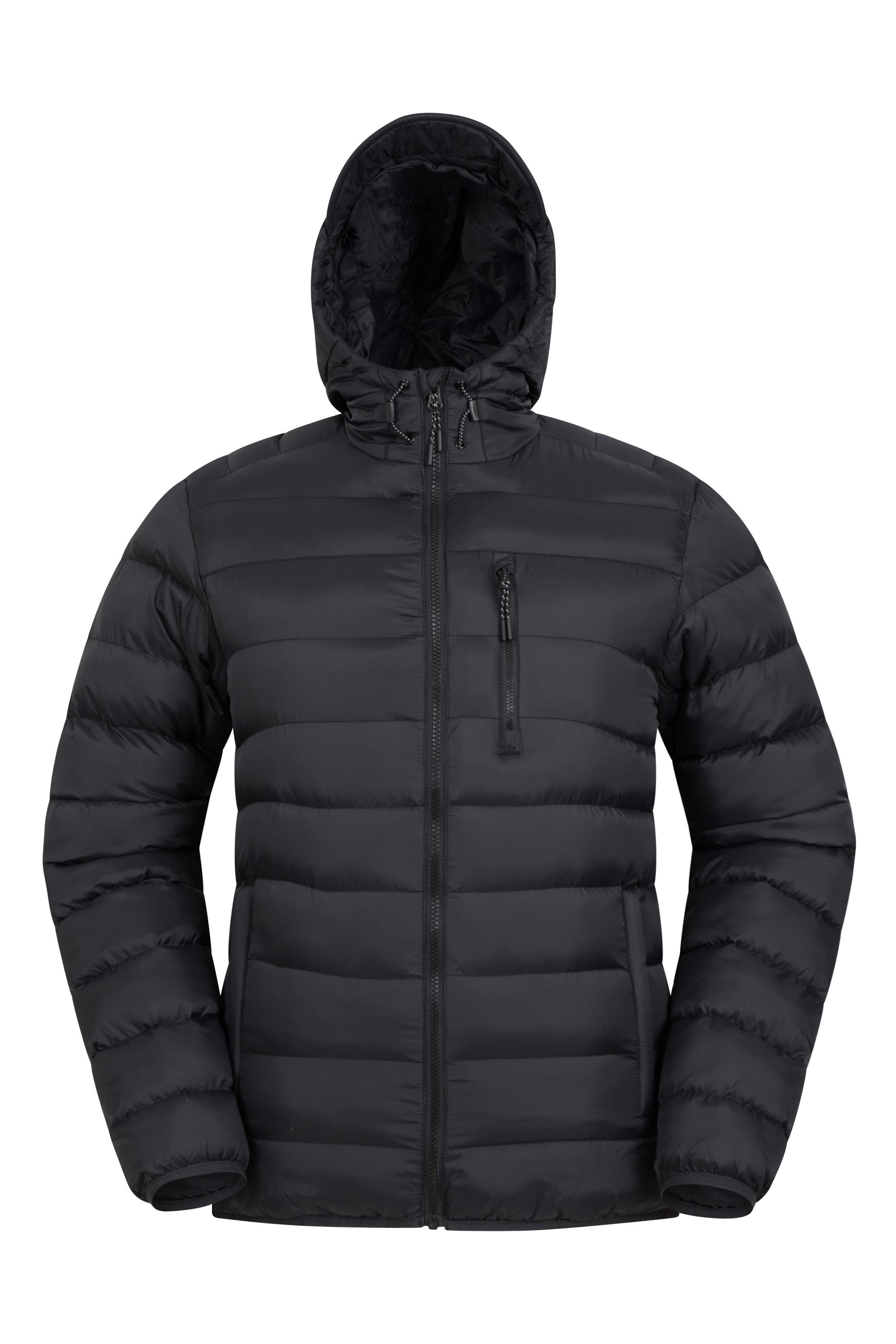 Mountain Warehouse Manta Mens Borg Lined Padded Jacket - Coat Navy X-Small  at  Men's Clothing store