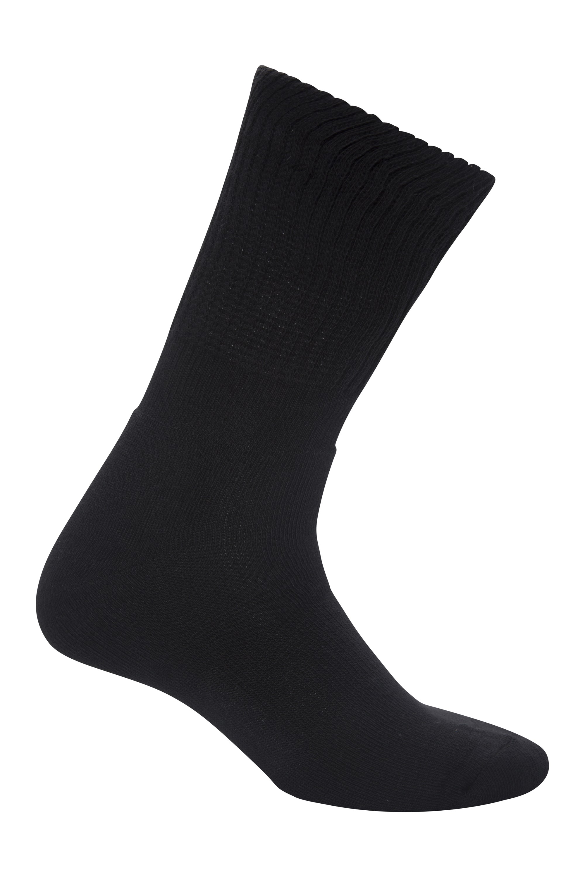 Double Layer Anti-Chafe Walking Socks - Black